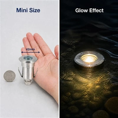 12V có thể điều chỉnh độ sáng trong-Đèn đường lái xe trên mặt đất|Đèn LED cảnh quan|Chống-Lóa